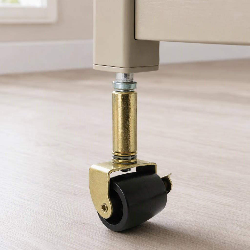 Adjustable bed-frame casters, 2 pack, detail