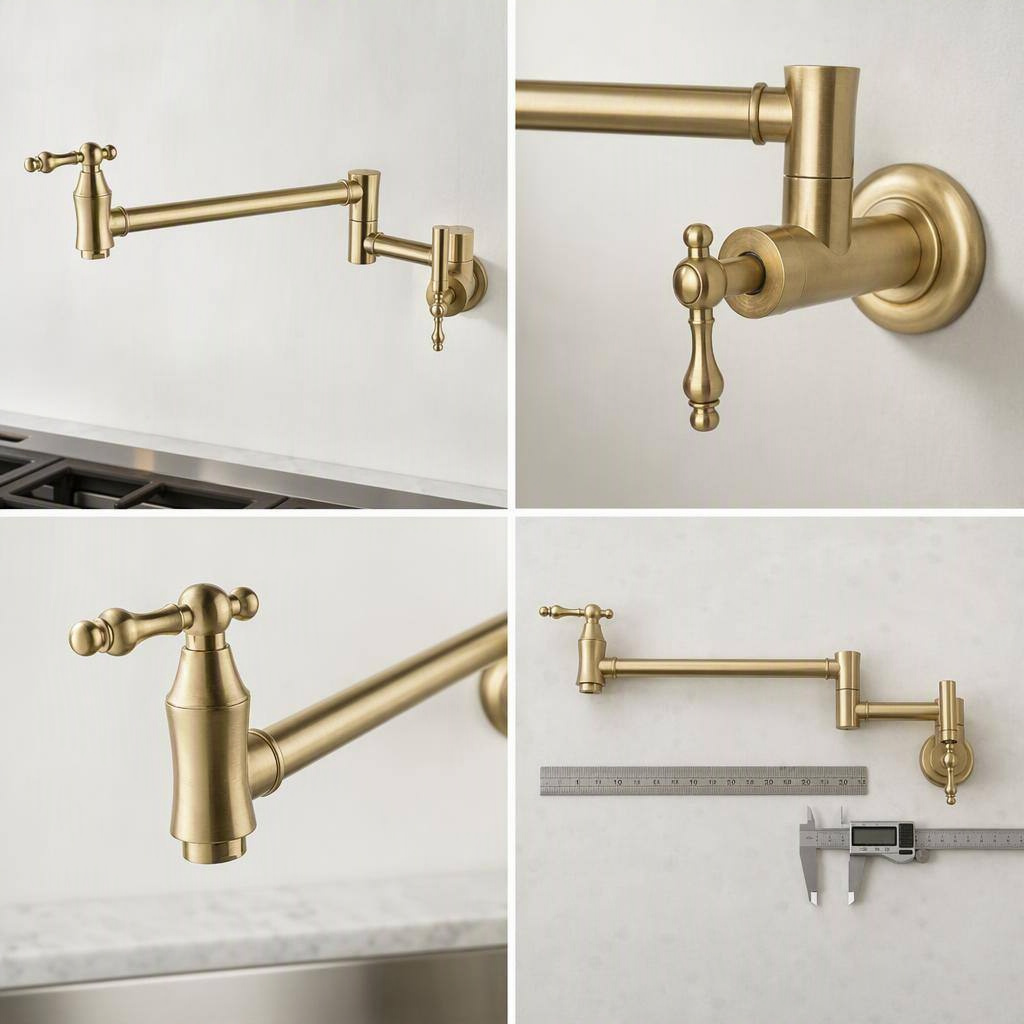 Brass Folding Pot Filler Faucet product view 2