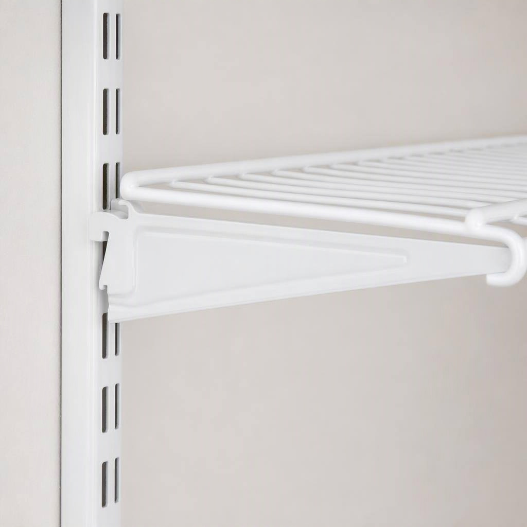 ClosetMaid ShelfTrack locking shelf bracket, detail