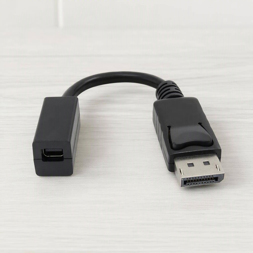 DisplayPort to Mini DisplayPort adapter cable, detail
