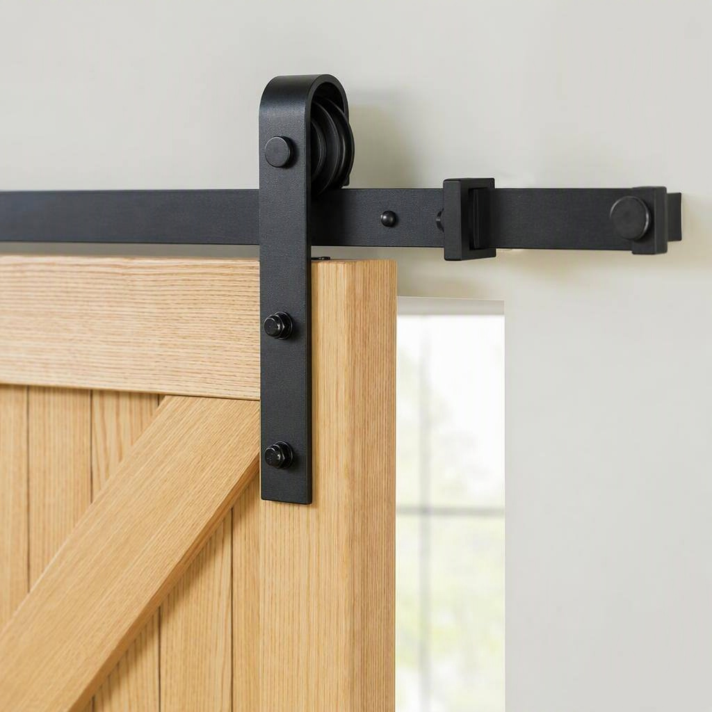 Eight-foot J-hanger barn-door kit, detail