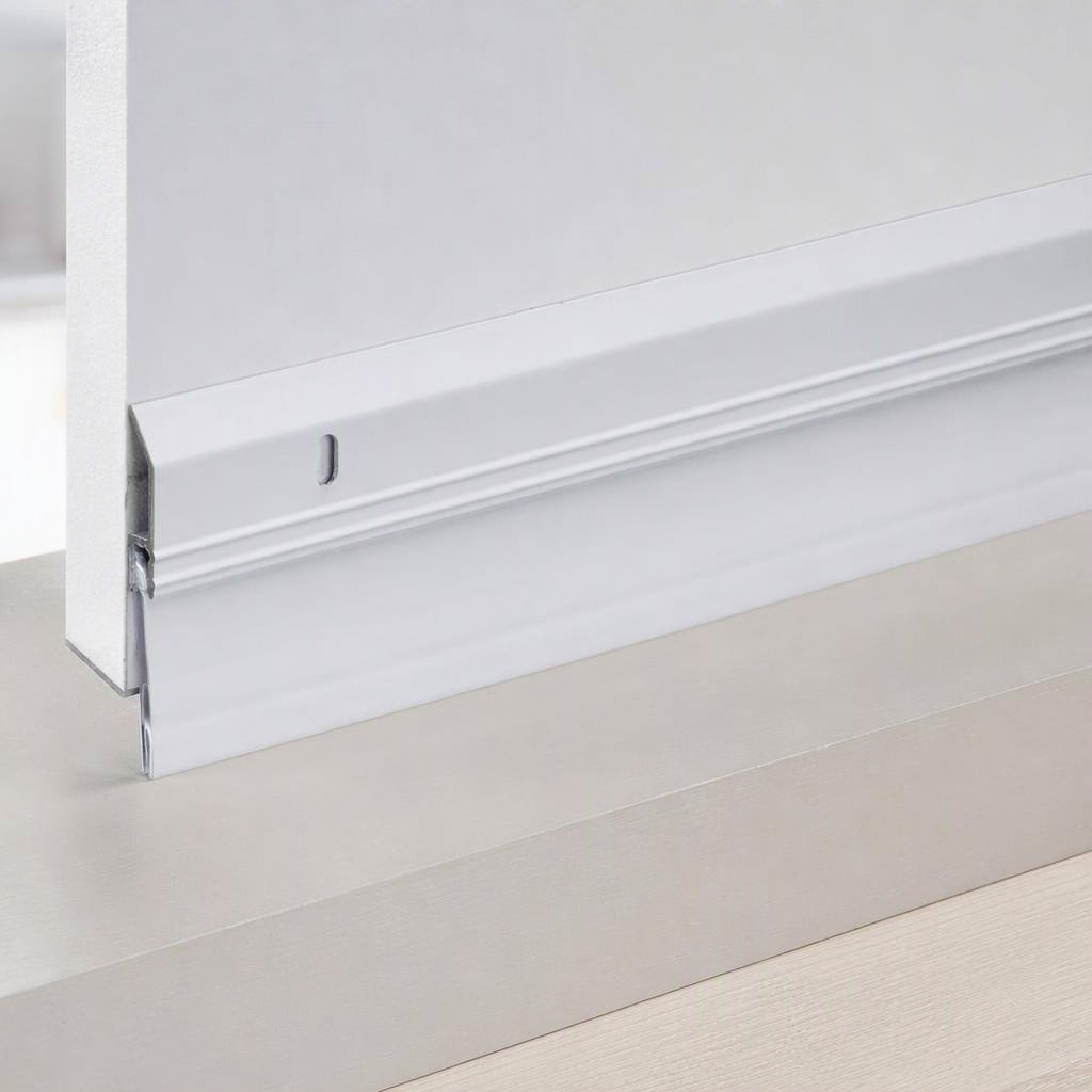 Extra-wide door sweep, 36 in, white, detail