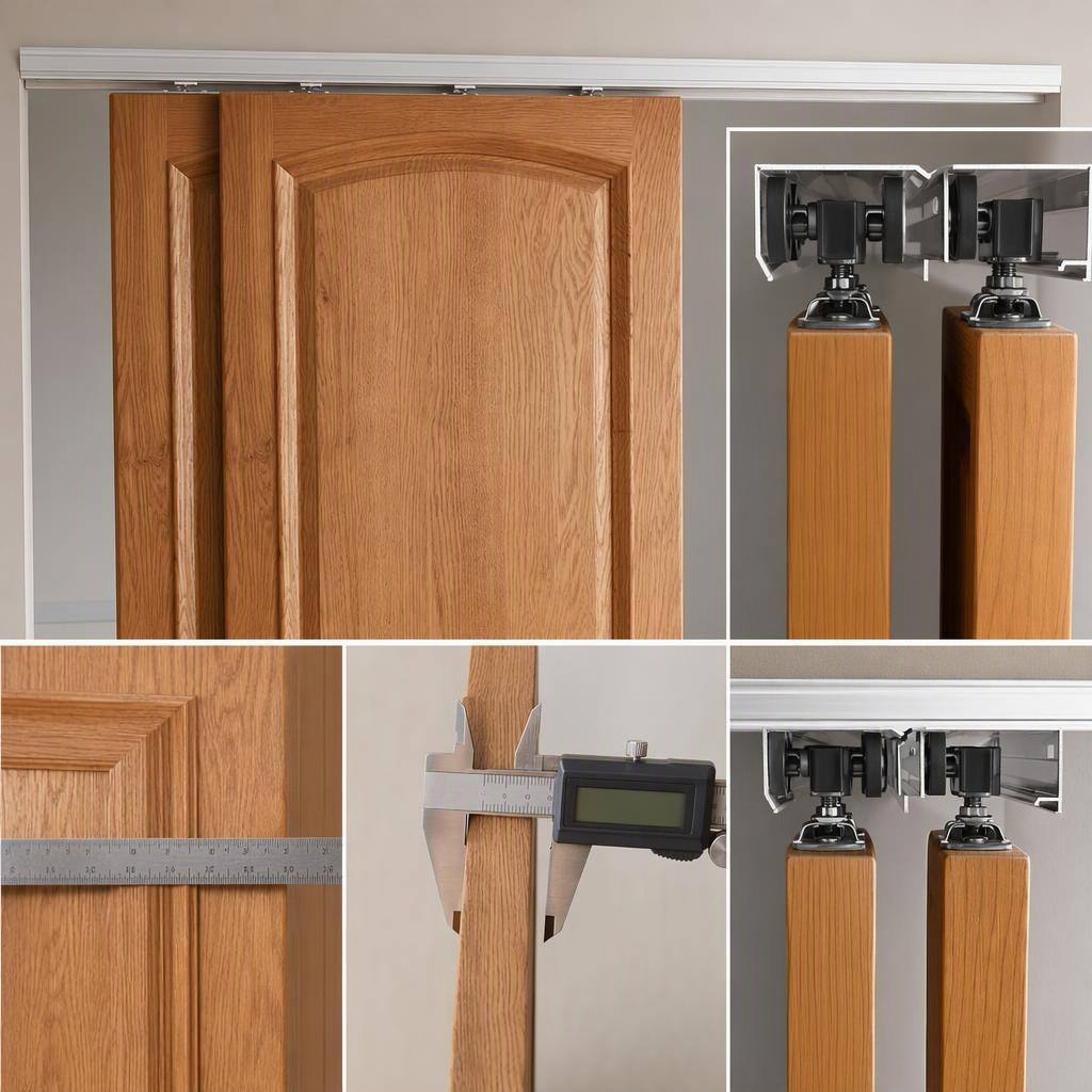 4 Foot Dual Track Bypass Closet Door Kit product view 2