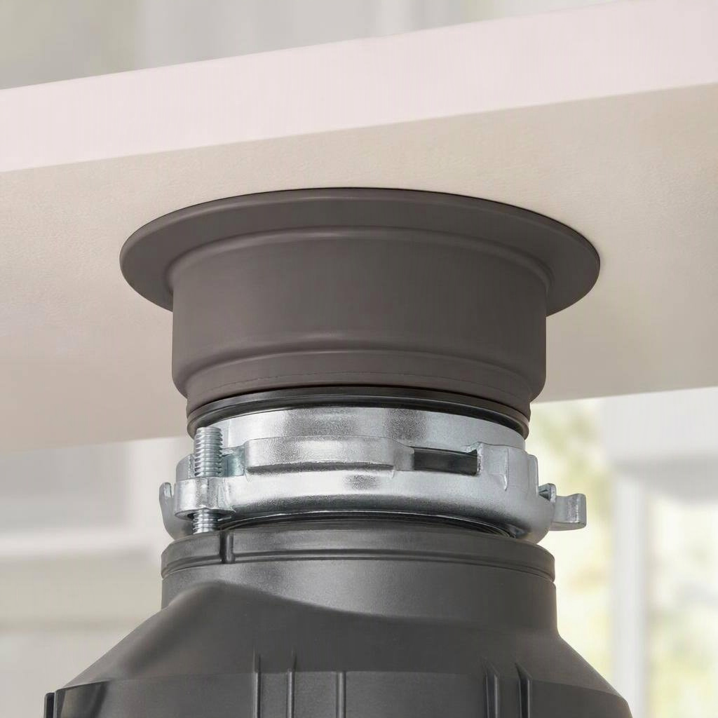 InSinkErator standard garbage-disposal sink flange, detail