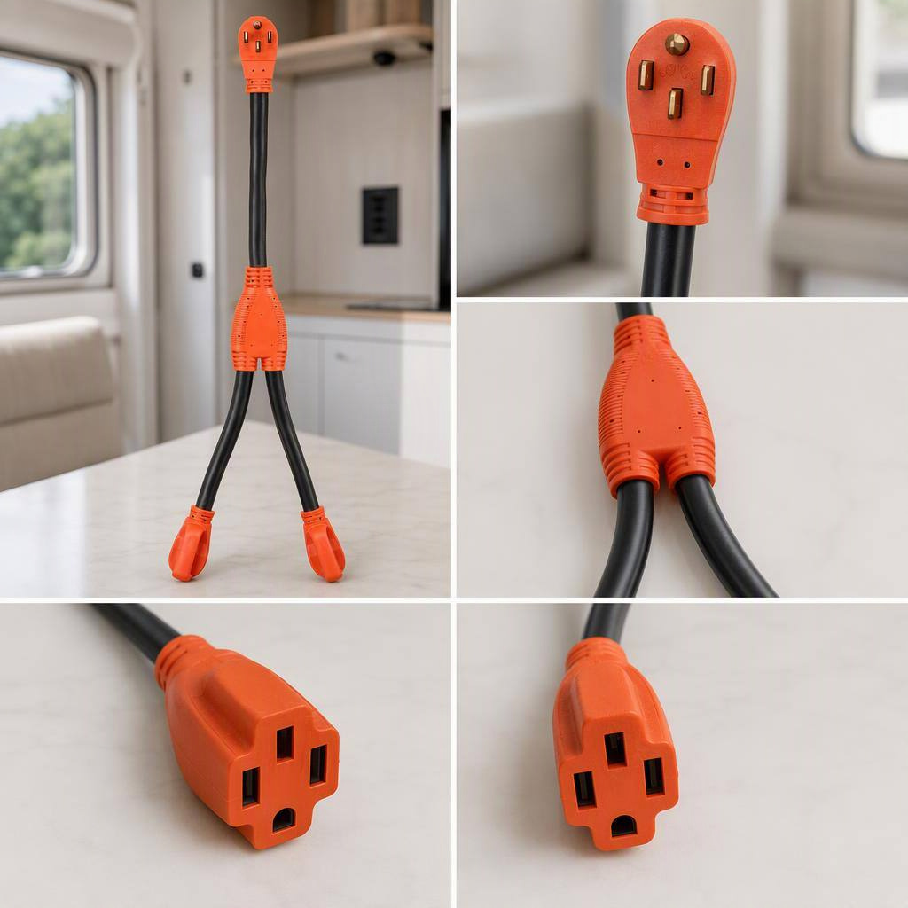 NEMA 14 50 Y Splitter Cord product view 2