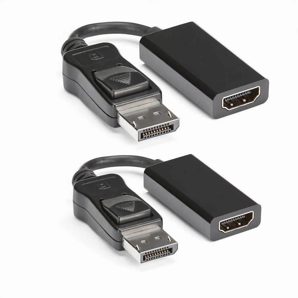 Active DisplayPort to HDMI 4K60 adapter, DP source → HDMI display