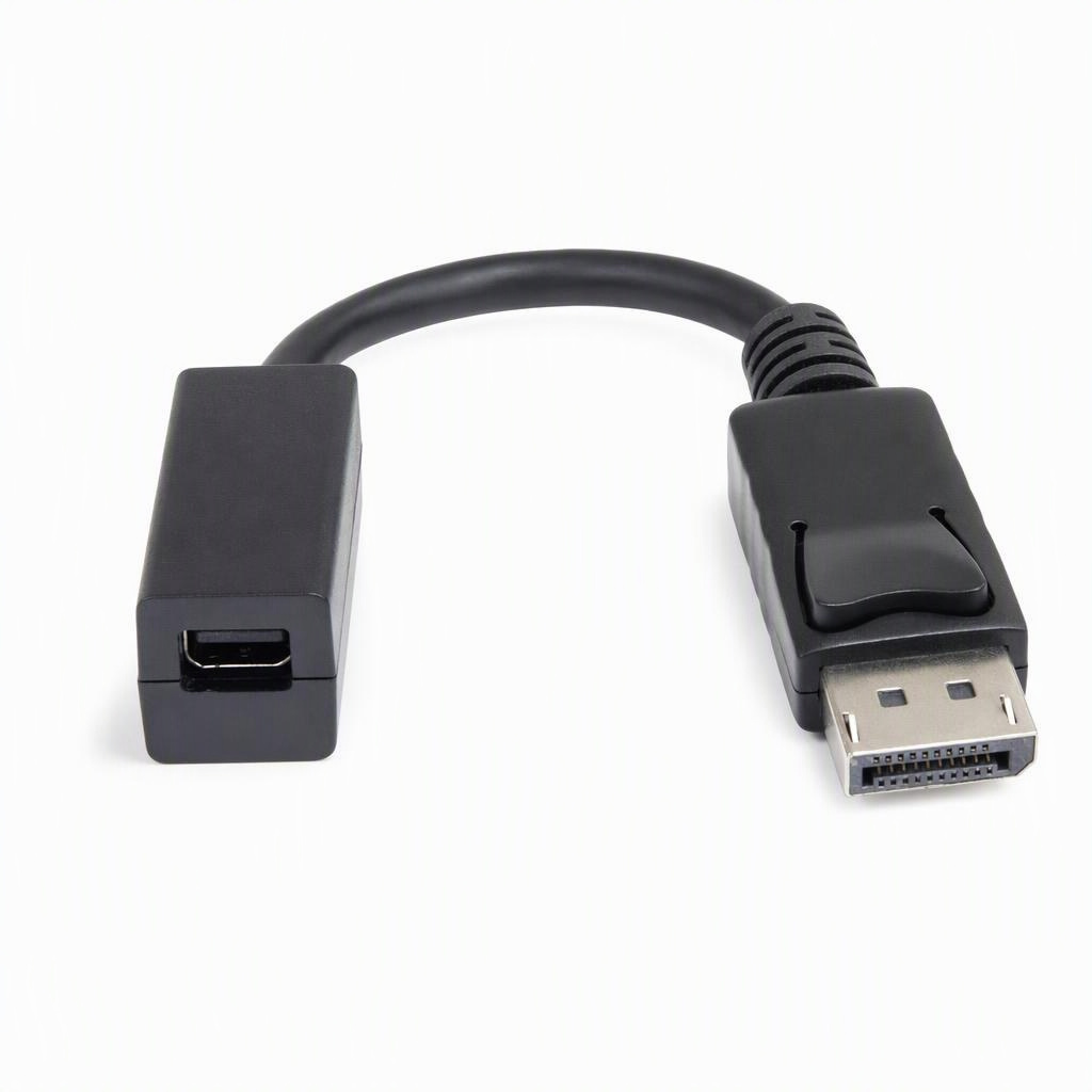DisplayPort to Mini DisplayPort adapter cable, DP male → Mini DisplayPort female