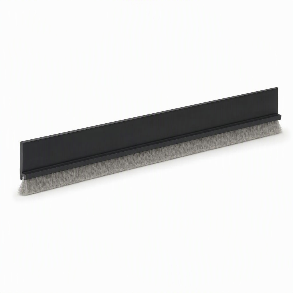 Brush door sweep, Gaps up to 1.2 in
