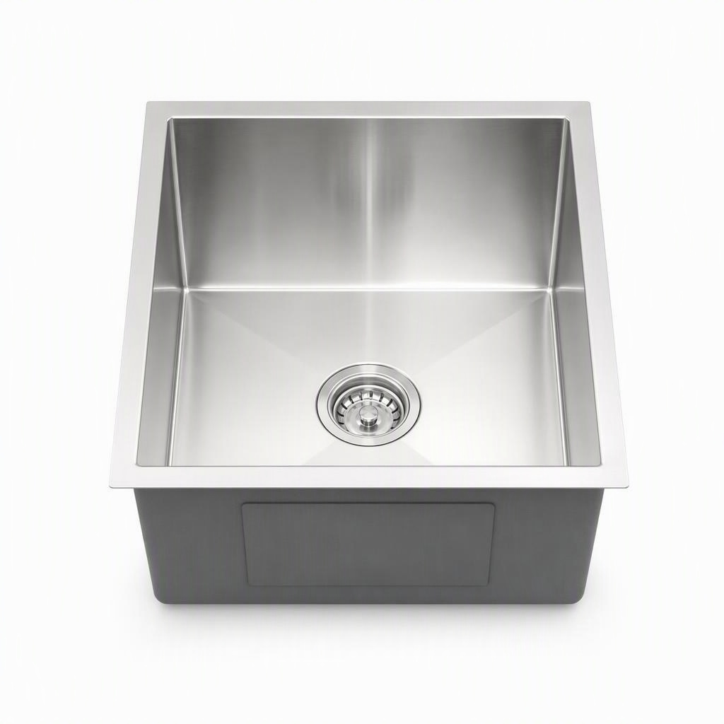 18 Inch Undermount Workstation Sink, 18 in x 18 in • Undermount • Single bowl