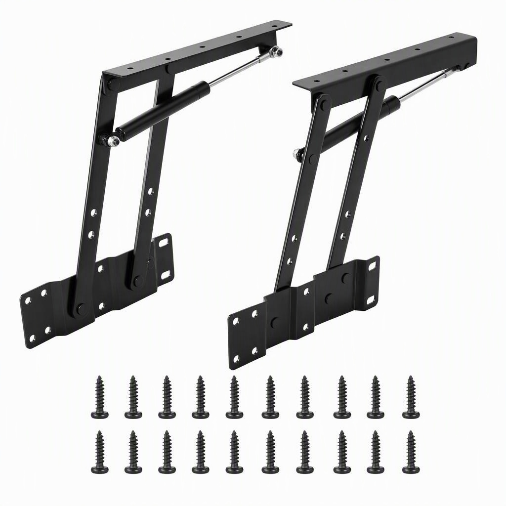 150 N lift-top table hinge pair, 9.52-inch rise, 150 N · 9.52 in lift