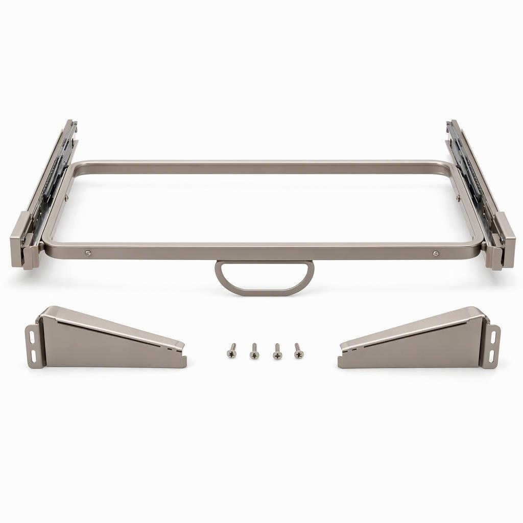 Closet Culture pull-out basket surround, 23.75 × 16.63 in assembled