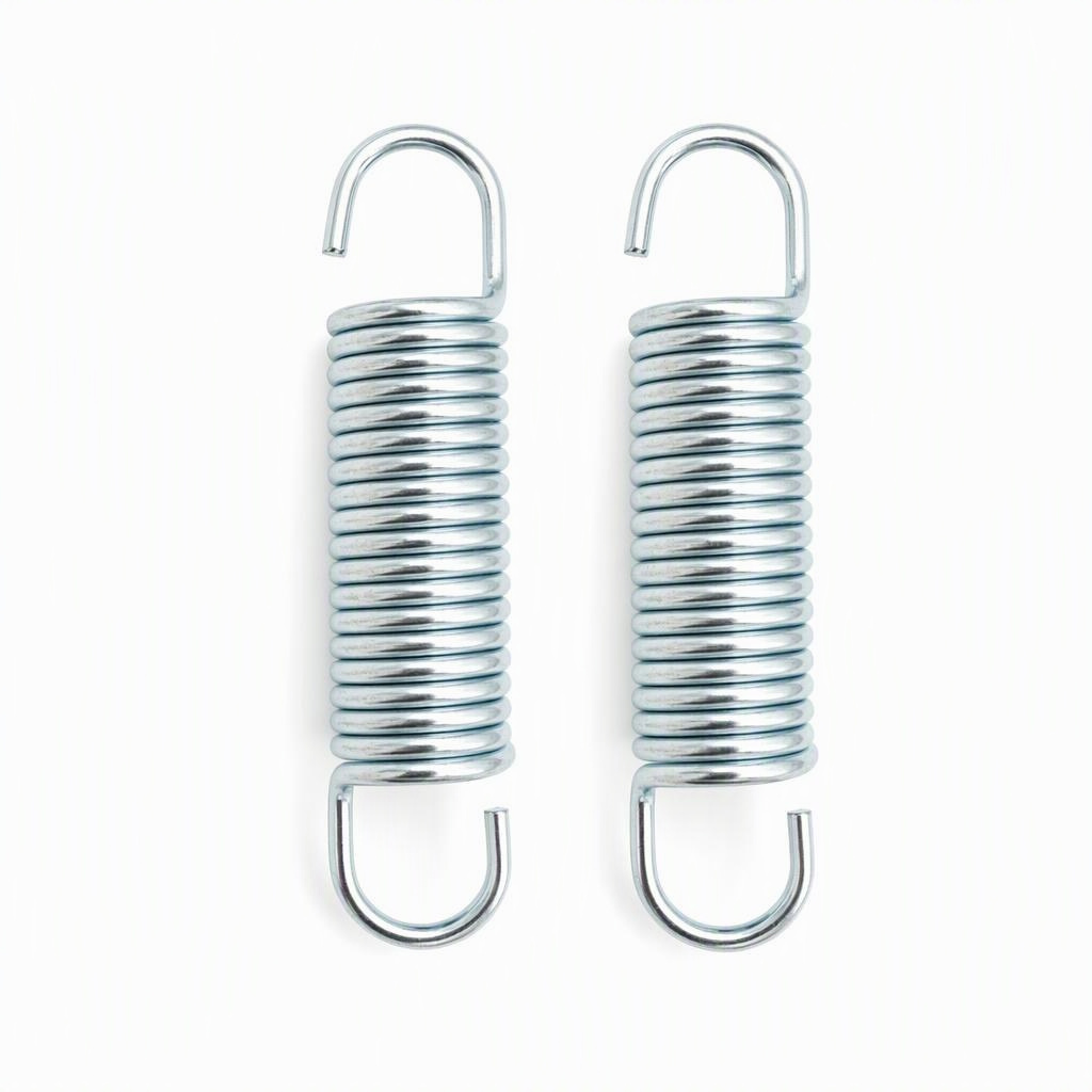 3-inch short-neck recliner tension springs, 2 pack, 2.82 in inside-hook length
